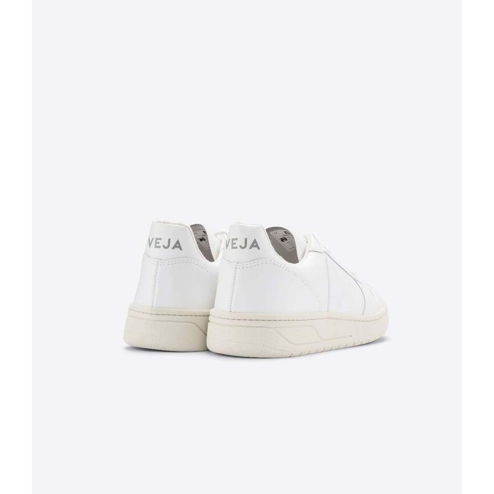 Veja V-10 LEATHER Men's Sneakers White | CA 339SGL